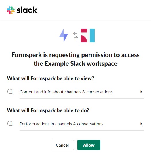 Connect with Slack