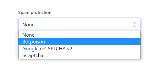 Spam protection